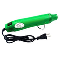 Heat Gun, Mini Hot Air Gun for Crafting Embossing Shrink Wrap, Green - color: Green