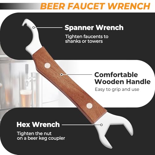 New Beer Faucet Wrench Heavy Duty Faucet Wrench Beer Tap Wrench