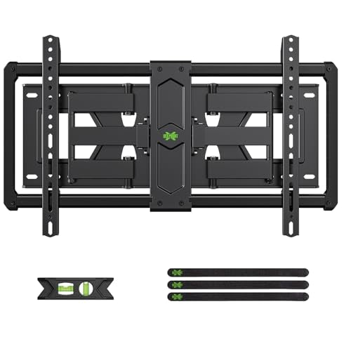 USX Mount Ultra Slim TV Wall Mount for 37-90 inch TVs, Low Profile Full Motion TV Mount with Swivel Articulating Dual Arms, Wall Bracket for Max VESA 600x400mm Holds 120lbs, Fits 16"/18"/24" Studs - size: 37-90 inch, 120 lb