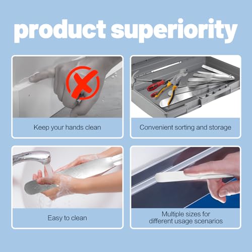 7-Piece Caulking Spatula Set - Professional Stainless Steel Caulk Finishing Tools, Streamline Spatulas for Bathroom Sink, Bathtub, Tile Sealant Application - size: 7PCS