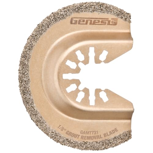 Genesis GAMT731 Universal Quick Fit 1/8" Grout Removal Blade,Black