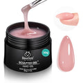 Beetles Hard Gel for Nails Rose Pink, 1 oz 9 in 1 Pink Builder Nail Gel - color: Rose Dusk Pink 1 oz