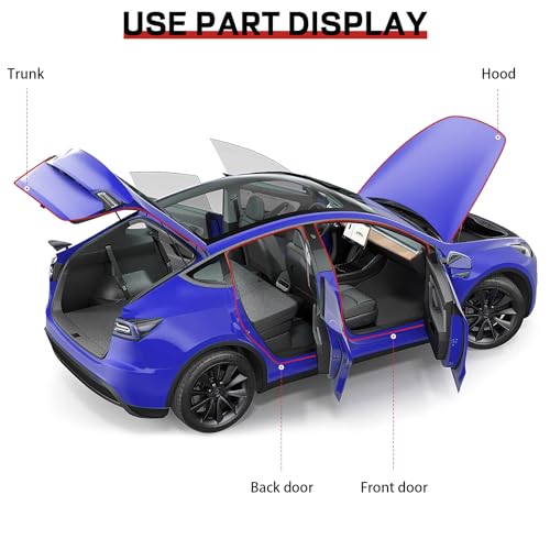 Car Door Rubber Seal Strip, 39.3 FT Double Hollow Weather Stripping - size: 39.3 Feet Long