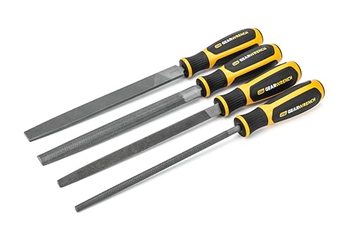 GEARWRENCH 4 Pc. 8" Bastard File Set - 82820H - size: 4 Pc. Standard Set, style: New Version