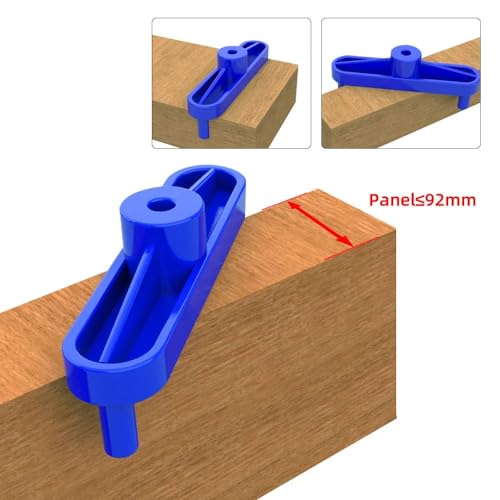 2 Pack Center Scribe Line Locator Scriber Center Finder Marker Positioner Positioning Ruler Scribing Gauge Centerline Measuring Tool for Woodworking Wooden DIY