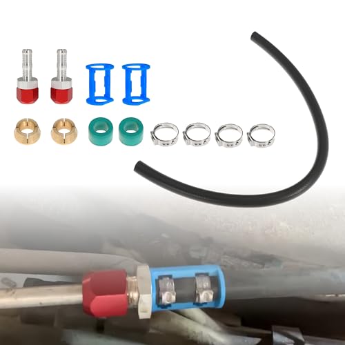 800-671 A/C Line Splice Kit For 3/8 Line With No.6 Hose 800671 Air Conditioning Repair Splice Connector Splicer Coupler Kit For 3/8 AC Line to Hose Repair (Line-K671) - size: Line-K671