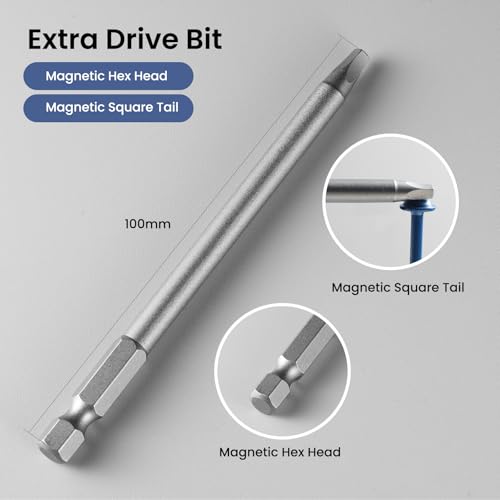 Pocket Hole Screws 1 Inch, 300Pcs, Anti-Rust Blue Coated Pocket Screws #8 x 1, Exterior Wood Screws, Coarse Thread, Washer Head Square Drive, Self-Tapping Tip, with Drive Bit - size: #8 x 1"