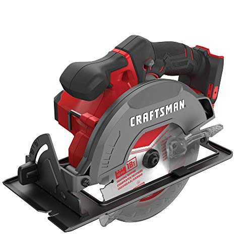 CRAFTSMAN V20 Cordless Circular Saw, 6-1/2 inch, Bare Tool Only (CMCS500B)
