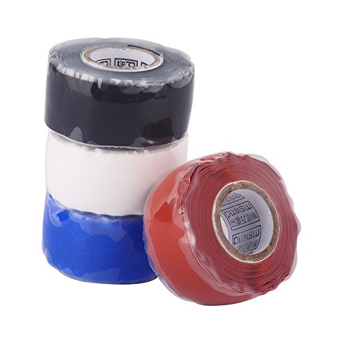Walfront Self Fusing Silicone Tape Waterproof for Plumbing Hose Repair Electrical Insulation and Pipe Sealing