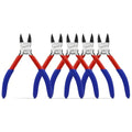 5" Small Wire Cutter Diagonal Cutting Plier Flush Cutter -5 Pack - color: 5"- 5 Pack
