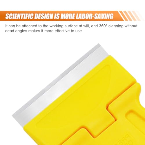 ZIMISI 2PCS Razor Blade Scraper Tool Set, Mini Car Paint Remover with 10 Plastic Blades & 10 Metal Blades, Vehicle Adhesive Cleaning Tool for Removing Labels, Stickers Taping on Window, Oven (2PCS) - size: 2PCS