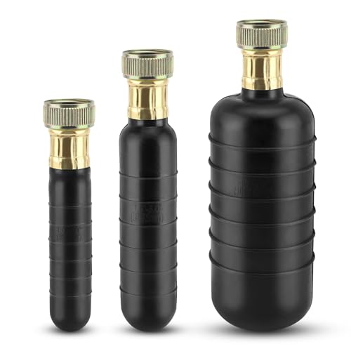 3 PCS Drain Bladder Kit, Drain Cleaning Bladder Unclogger Fits 1" to 6" Drain Pipes for Unclogs Stubborn Blockages in Kitchen Sinks and Main Drains for Shower, Swimming Pool With Water Power