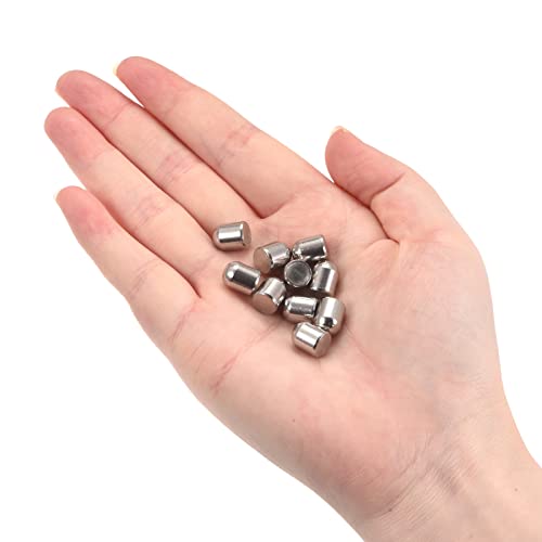 uxcell 8x10mm Dowel Pins, 5pcs 304 Stainless Steel Round Head Flat Chamfered End Dowel Pin Bunk Bed Pins Shelf Pegs Support Shelves Fasten Elements - size: 8x10mm