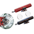 2 Pack Upgraded Safe Hammer,Underwater Glass Breaker,Emergency Window Breaker & Seatbelt Cutter,Car Window Breaker Tool,Glass Breaker and Seatbelt Cutter for Cars - color: Red+Black