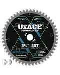 5-1/2-Inch 50-Tooth Circular Saw Blade, 5/8-Inch Arbor, Aluminum, Non-Ferrous Metal Cutting Blade, Carbide Tip, Thin Kerf, for Thin Aluminum, Plastic, Composite - size: 5-1/2", 5/8" Arbor, 50T