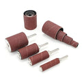 2”Long Sanding Drums and Sleeves Set with 1/4”Shank for Drill or Drill Press, Sanding Drum Kit for Sanding Smoothing Shaping Polishing Fiberglass Wood Metals, 60,80,120 Grit-16pack - size: Length: 2'' (sanding drums & sleeves)