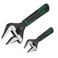 6 &10 Inch Wide Jaw Adjustable Wrench, Ultra-Wide Opening Design