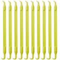 10 Pcs 5.5 Inch Plastic O Ring Pick Set Non Scratch Tool, Yellow - color: Yellow