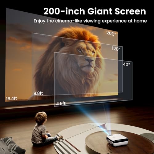 HAPPRUN Native 1080P Outdoor Smart Projector-Standard - style: Standard