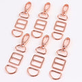 PECMER 3/4 Inch Purse Hardware for Bag Making, 18 Pcs Swivel Clasp Hooks - color: Rose Gold-18pcs-3/4 Inch