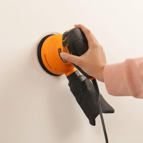 5" Orbital Sander,300W 5000-12000OPM Variable Speed 20 Sandpapers - style: Dust bag