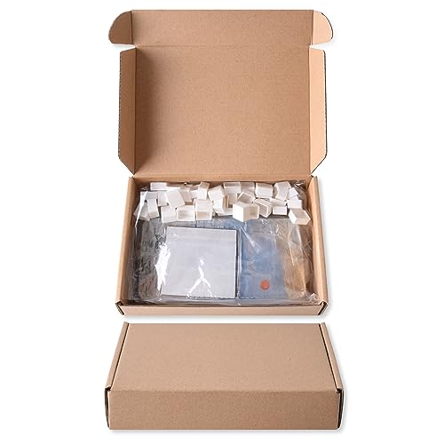 qianshan 40Pcs Empty Half Pans Watercolor Tin Palette with Magnetic Stripe - color: Sunrise