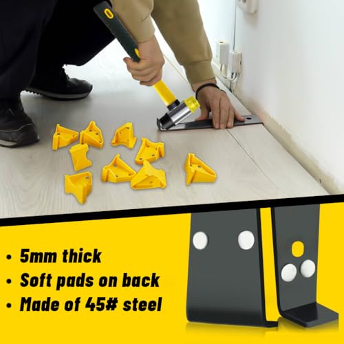 NACCOO Laminate Flooring Tools, 4in1 Floor Installation Kit for Vinyl Plank - size: 4pcs kit