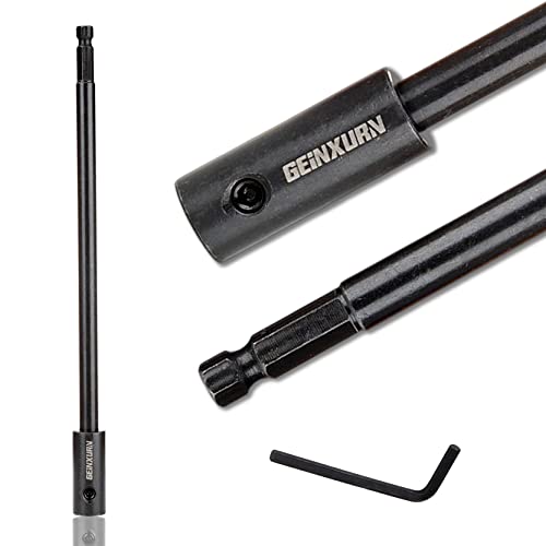 GEINXURN Tools Hole Saw Extension Chuck, 10-Inch x 3/8-Inch Hex Shank Reducing Locking Impact Extension - size: GEC010HS