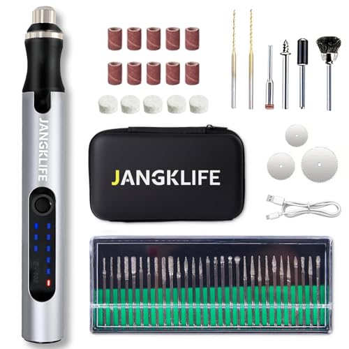USB Rechargeable Engraving Pen with 42 Bits, Mini Rotary Tool kit,Engraver for Wood, Metal, Glass, and Plastic - Ideal for DIY, Jewelry, and Model Making