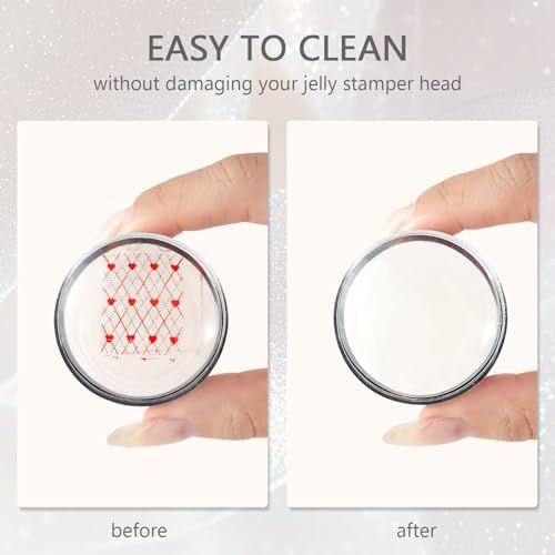 Nail Stamper Cleaner Roll, Sticky Lint Remover for Stampers - color: Black