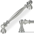10 Pack 5 Inch(128mm) Kitchen Cabinet Handles Brushed Satin Nickel Cabinet Pulls Zinc Alloy Drawer Pulls Solid Kitchen Hardware - color: Brushed Satin Nickel, size: 5'' Hole Center(128mm)
