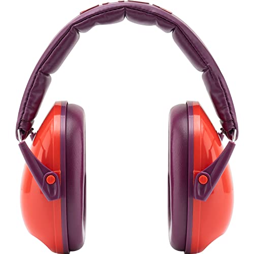 Snug Kids Earmuffs – Noise Reduction for Toddlers & Children – Adjustable, Lightweight, Foldable, Soft & Comfortable - color: Red New