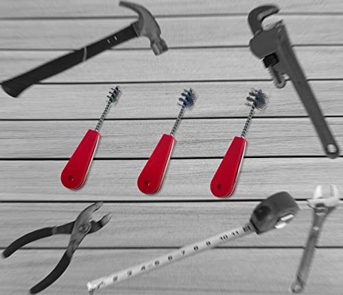 Copper Pipe Cleaner, Pipe Fitting Brushes, Clean Inside of Fittings for Soldering, 3PC: 1/2 in, 3/4 in, and 1.0 inch - style: [3PC]Set