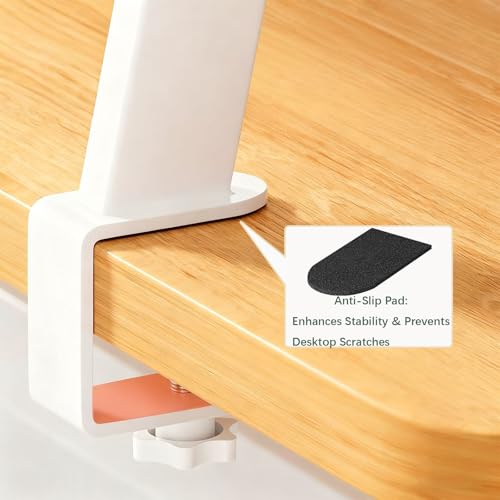 2pcs Desk Clamp Bracket, 7.87'' Heavy Duty Floating Table Height Extender