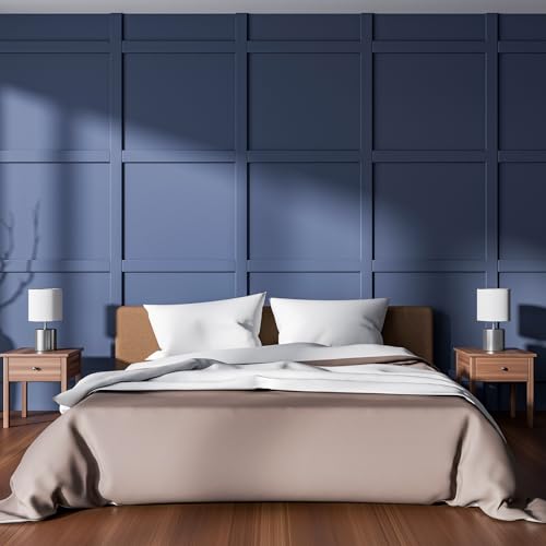 Weysat 1 Set Board and Batten Wall Panel Wainscoting Panel 94.5 X 47.2 Inch - size: 94.5"L x 47.2"W