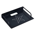 HNVNER Metal Floating Wall Shelf for Router & Cable Box, 10.3x8 Inch - color: 1 Layer-small-1pcs