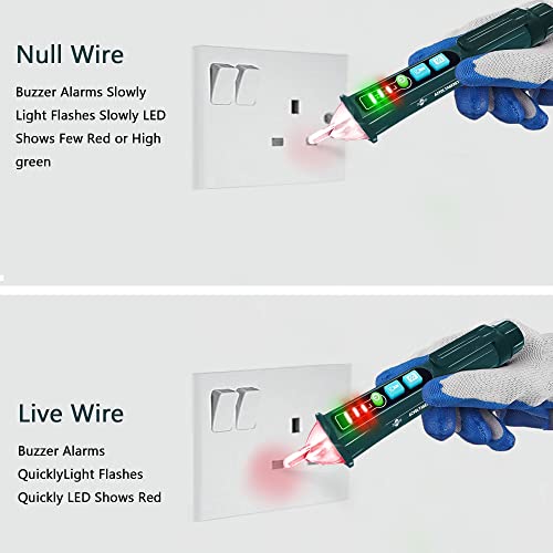 Non Contact Voltage Tester(Green) - color: Full Green Voltage test pen