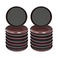 Ezprotekt Furniture Sliders for Carpet Moving Sofa Bed Couch Fridge 3.5" - color: Brown, size: 3.5"