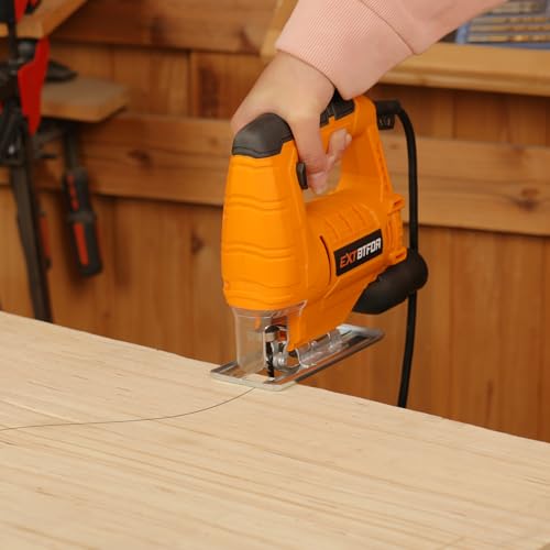 Jig Saw,350W 45 Bevel Cutting, 0-3000RPM Wood Cutter Hand Saw