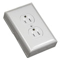 Wiremold Metal Raceway, Extending Power, On-Wall, Outlet + Box, White, BW2-D - size: Outlet + Box