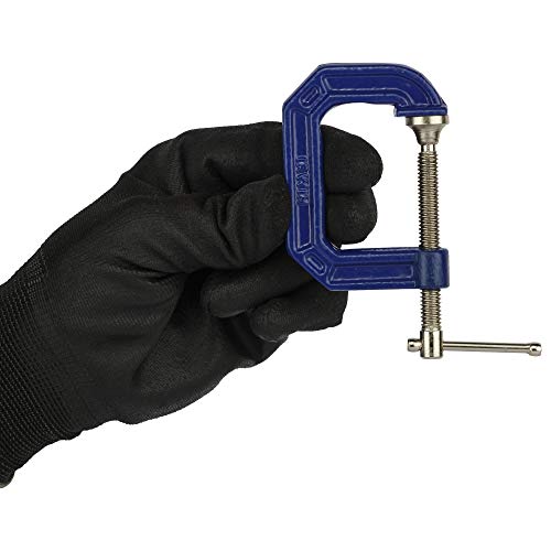 IRWIN 1415-C Tools QUICK-GRIP C-Clamp, 1 1/2-inch, 1 1/2-inch Throat Depth (2025101) - size: 1 Count (Pack of 1)