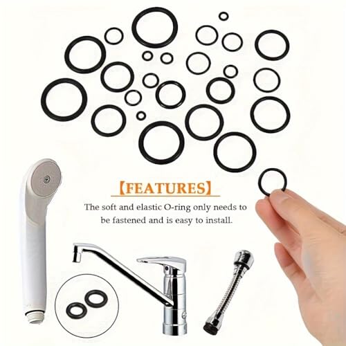 O Ring Assortment Kit 24 Sizes 1200 Pcs Nitrile Rubber Seal O-Rings - style: 24 Size/1200 Pcs