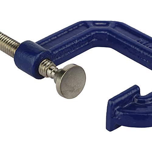 IRWIN 1415-C Tools QUICK-GRIP C-Clamp, 1 1/2-inch, 1 1/2-inch Throat Depth (2025101) - size: 1 Count (Pack of 1)