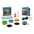 GLASS POLISH DIY Glass Scratch Removal Kit 3” (75mm) - Effective Glass Polishing with Drill or Polisher, Repairs Deep Scratches, Removes Surface Damage and Restores Original Clarity & Shine - size: 3 inch (10 Abrasives)