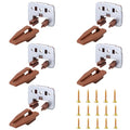 5 Sets Drawer Guide Glide for Kenlin Rite-Trak II #168, Stop & Metal Backing Drawer Slides with Screws Plastic Drawer Track Guide Replacement Repair Kit for Center Mount Drawer Dresser Nightstand