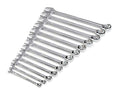 Steelman Pro 13-Piece SAE 6-Point Combination Wrench Set, 1/4, 5/16, 3/8, 7/16, 1/2, 9/16, 5/8, 11/16, 3/4, 13/16, 7/8, 15/16, and 1-inch Sizes, Full Polish Chrome - size: 13-piece SAE Set
