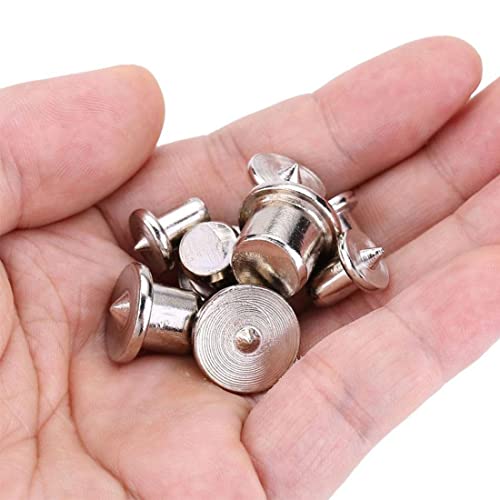 ELANE 48 Pcs Dowel Centering Pins,Metal Dowel Pins Dowels for Woodworking ( 1/4,5/16,3/8,1/2 ) (48)