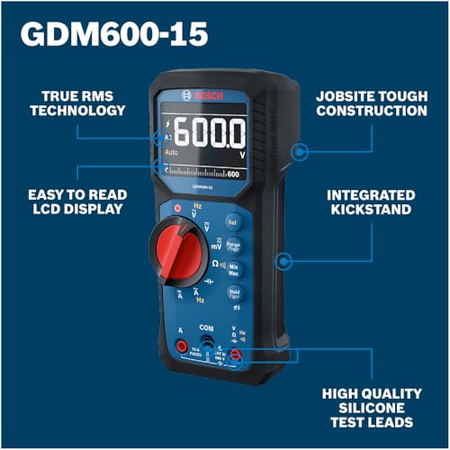 BOSCH GDM600-15 True RMS Digital Multimeter