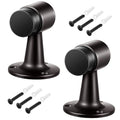 Yaocom 2 Pack Heavy Duty Floor Mounted Door Stop 3 in Aluminum Commercial Grade Door Stopper with Rubber Bumper & Stainless Steel Screws (Oil Rubbed Bronze) - color: Oil Rubbed Bronze
