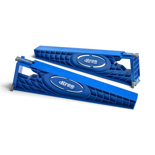 Kreg KHI-Slide Drawer Slide Jig - Drawer Slide Jig Kit - Drawer Slide Tool - for Cabinets, Drawers, Desks & More - Easily Install Drawer Slides - Set of 2 | Helps install hardware on cabinets and desks